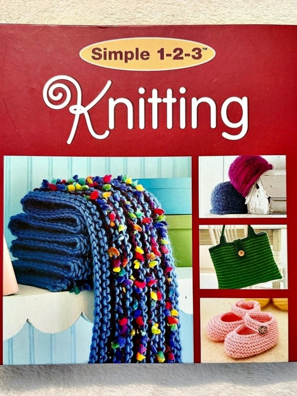 Simple 1-2-3 Knitting Book Craft Patterns